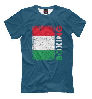 Футболка для мальчиков Vintage Italian Flag Boxing