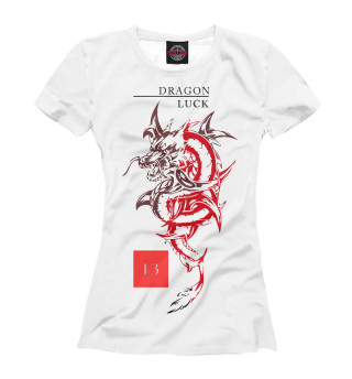 Женская футболка Дракон удачи