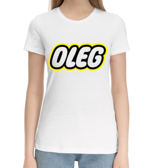 Женская хлопковая футболка Oleg