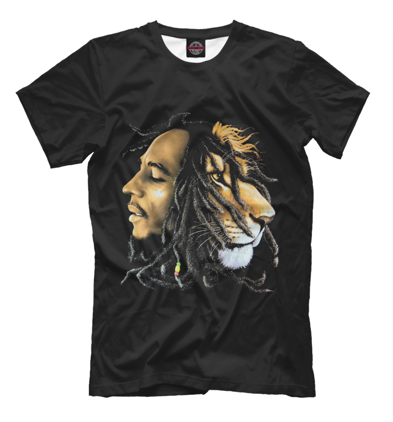 Мужская Футболка Bob Marley, артикул: BOB-306822-fut-2