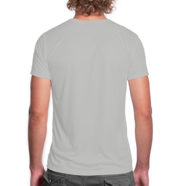 Мужская футболка с изображением Доберман цвета Белый