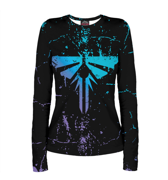 Женский лонгслив с изображением The Last of Us цвета Белый