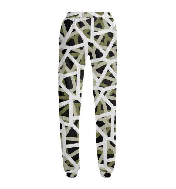 Женские спортивные штаны с изображением Anti Empty Olive Camo цвета Белый