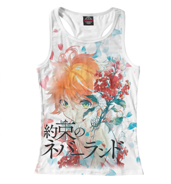 Женская майка-борцовка с изображением Обещанный Неверленд цвета Белый