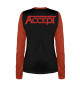 Женский лонгслив Accept