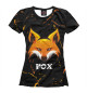Женская футболка Fox