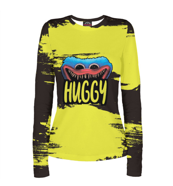 Женский лонгслив с изображением Poppy Playtime цвета Белый