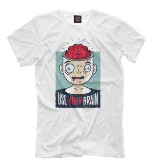 Мужская футболка Use your brain