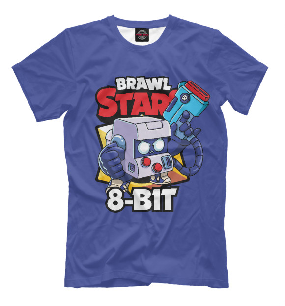 Футболка для мальчиков с изображением Brawl stars цвета Белый