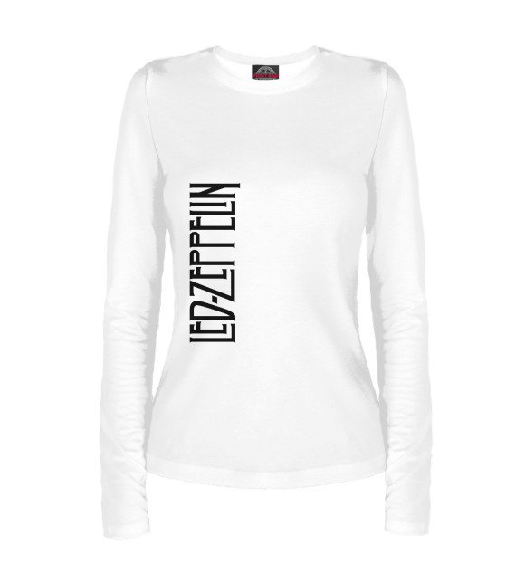 Женский лонгслив с изображением Led Zeppelin цвета Белый