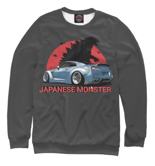 Мужской свитшот GTR godzilla