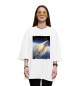 Женская футболка оверсайз Space X, выход в космос