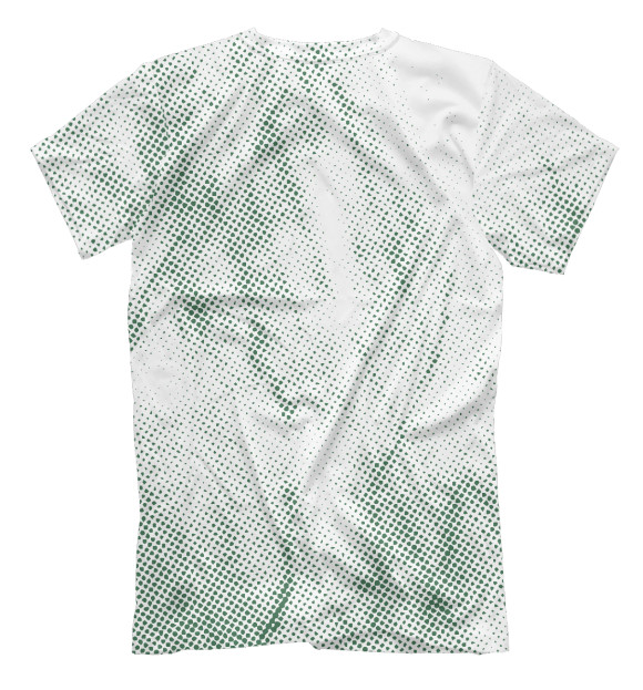 Мужская футболка с изображением Адидас Авокадо цвета Белый
