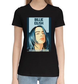 Хлопковая футболка для девочек Billie Eilish
