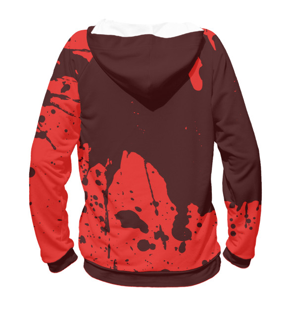 Женское худи с изображением AC DC цвета Белый