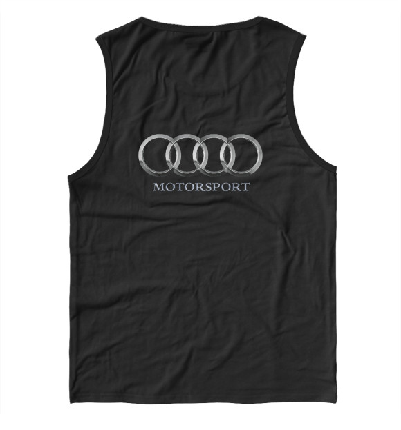 Майка для мальчика с изображением Audi Motorsport цвета Белый