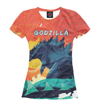 Женская футболка Ggodzilla