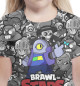 Футболка для девочек Brawl Stars Ricochet