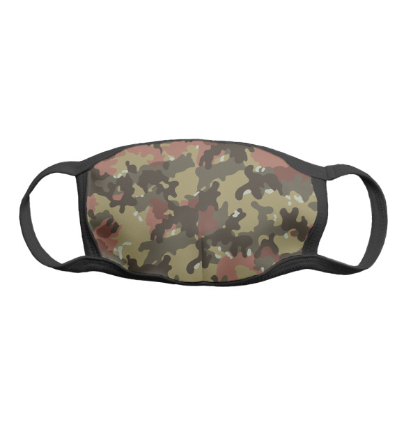 Маска тканевая с изображением Миллитари ( цвет ) цвета Белый