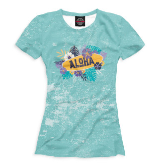 Женская футболка Aloha