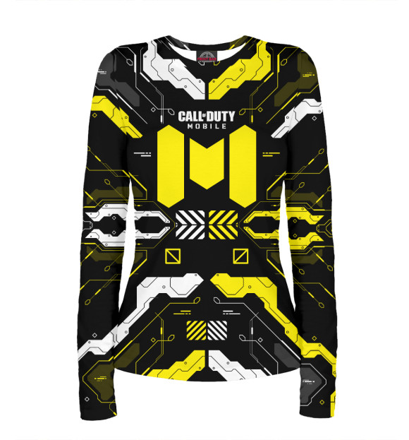 Женский лонгслив с изображением Call of Duty: Mobile цвета Белый