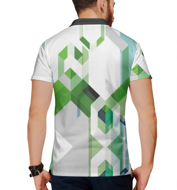 Мужское поло с изображением RENAUT цвета Белый