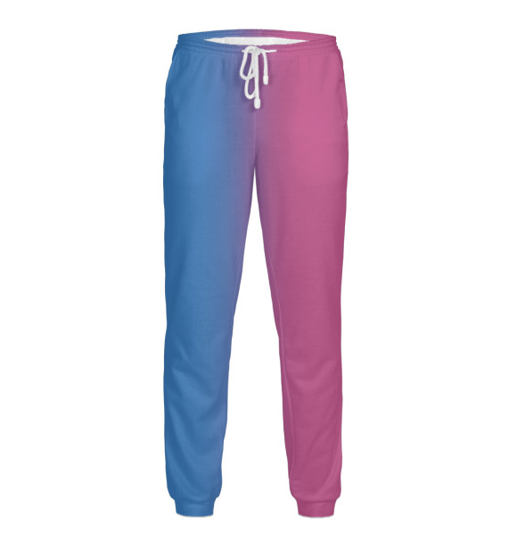 Мужские спортивные штаны с изображением Pinkblue цвета Белый