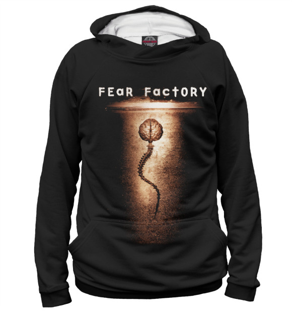 Женское худи с изображением Fearfactory цвета Белый
