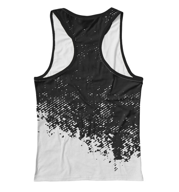 Женская майка-борцовка с притом Poppy Playtime цвета Белый Женская майка-борцовка с изображением Poppy Playtime цвета Белый