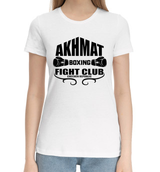 Женская хлопковая футболка Akhmat Fight Club