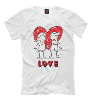 Мужская футболка LOVE