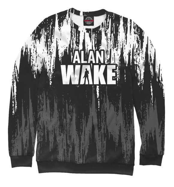 Свитшот для мальчиков с изображением Alan WAKE цвета Белый