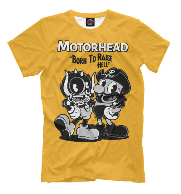 Мужская футболка с изображением Motorhead цвета Белый