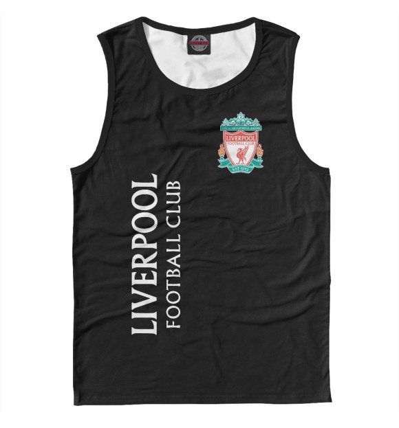 Майка для мальчика с изображением Liverpool цвета Белый