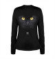 Женский лонгслив Cat In Black