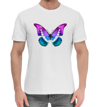 Хлопковая футболка для мальчиков Бабочка