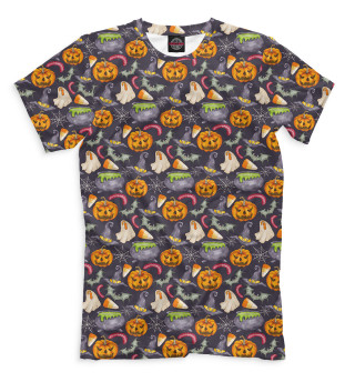 Мужская футболка Хэллоуинские символы