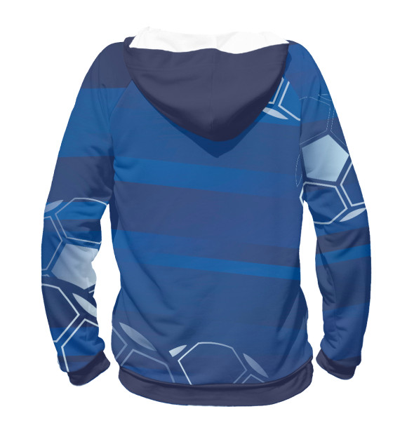 Мужское худи с изображением Leicester City FC #1 цвета Белый