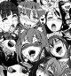 Футболка для девочек Ahegao | Ахэгао