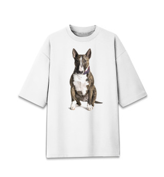 Мужская футболка оверсайз Bull terrier