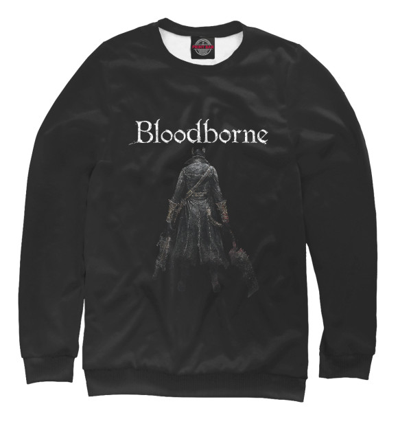 Свитшот для мальчиков с изображением Bloodborne цвета Белый