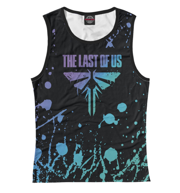 Майка для девочки с изображением The Last of Us неон цвета Белый