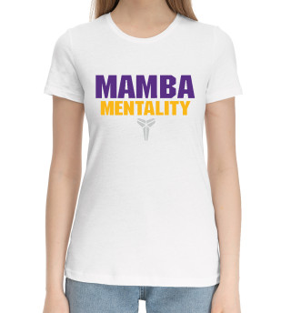 Хлопковая футболка для девочек Mamba Mentality