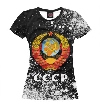 Женская футболка СССР / USSR