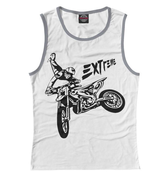 Женская майка с изображением Extreme цвета Белый