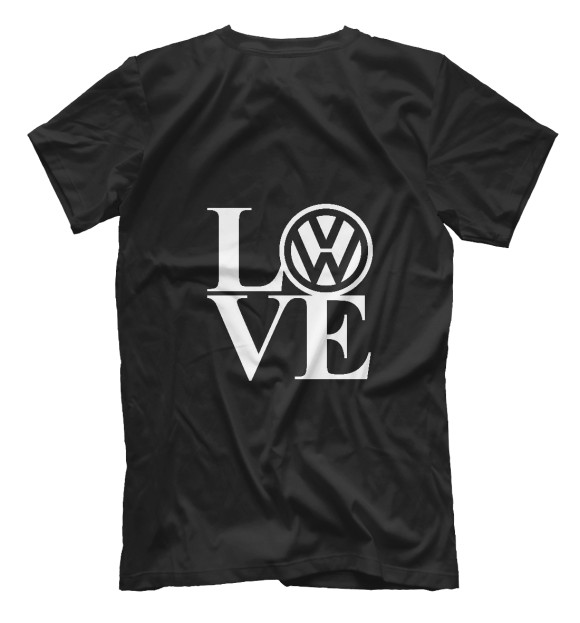 Футболка для мальчиков с изображением Volkswagen цвета Белый
