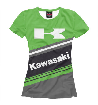 Женская футболка Kawasaki