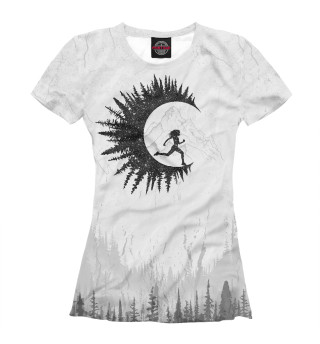 Женская футболка Forest Moon Runner