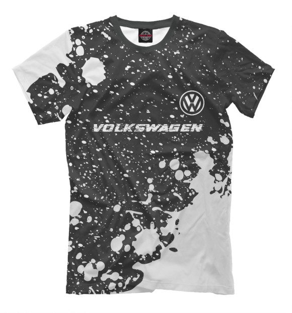 Мужская футболка с изображением Volkswagen | Volkswagen цвета Белый
