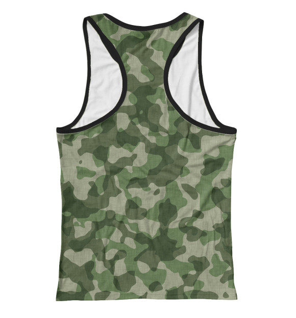 Женская майка-борцовка с изображением Дух охоты Байанай цвета Белый